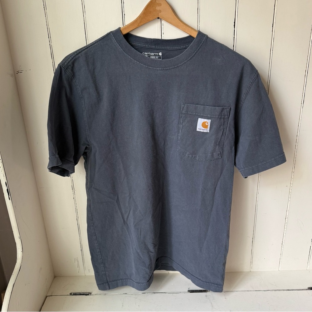 Carhartt Loose Fit Blue Short Sleeve Tee